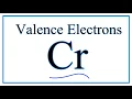 How to Find the Valence Electrons for Chromium Cr