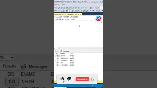 How to do Sort by Column in SQL Server SQL Tutorial in Telugu