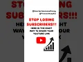 Redirect People to your Youtube Channel FOR FREE!