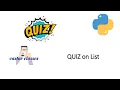 QUIZ on List Python Castor Classes