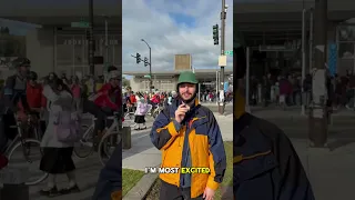 Celebrating the opening of the 2 Line Across Lake Washington