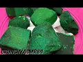 Lagu Emeralds \u0026 Pearls | Dyed Jumbo Chalk Chunks | Oddly Satisfying | ASMR 