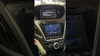 How to set radio code on a 2014 Acura MDX