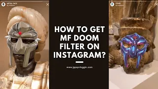 How to get the MF Doom filter on Instagram