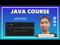 JAVA COURSE Method Overloading Scope Java Programming