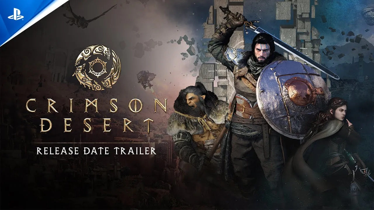 Crimson Desert release date trailer. Press or click to play.