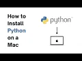 How to install Python on a Mac 2022