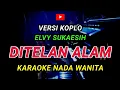 Download Lagu DITELAN ALAM - KARAOKE Nada Wanita Versi Koplo || ELVY SUKAESIH