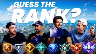 Guess The Rank in FORTNITE ft. SypherPK, Amar, Mongraal & MrSavage
