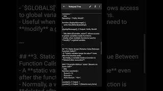 PHP Variable Scope - Local Global Static and Super Globals Explained