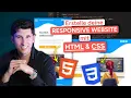 Responsive Website erstellen mit HTML und CSS Anfanger-Tutorial deutsch