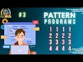 Pattern Program Episode - 3 Java ICSE IX X Hindi Urdu