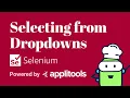 How to select items from a dropdown menu using Selenium for Java - Test Automation Cookbook