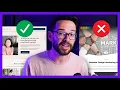 GOOD Vs BAD Design Portfolios With Examples