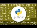 Run certain code every n seconds