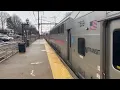 NJ Transit Northeast Corridor Local Train to Trenton arriving Metuchen