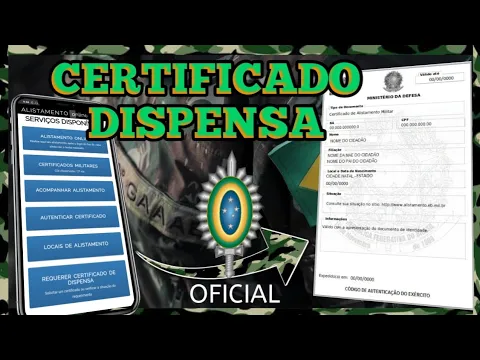 Download MP3 CERTIFICADO de DESPENSA  MILITAR online 2023 | como TIRAR a RESERVISTA online pelo Celular 2023