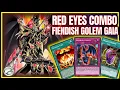 WOW Red-Eyes Combo with Fiendish Golem Crimson Gaia Full Control Strategy