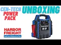 Cen-Tech 4-in-1 Power Pack Jump Start w Air Compressor UNBOXING Harbor Freight