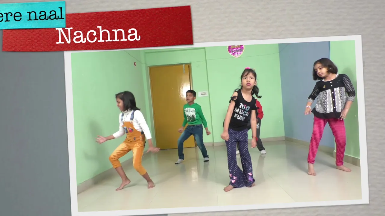 Tere naal nachna || kids special💃