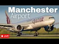 LIVE Manchester Airport Plane Spottin Part 2 EPIC Up Close Heavy Arrivals Departures