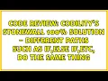 Codility s stonewall 100 solution - different paths such as if else if etc do the same thing