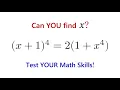 Can YOU Solve This High School Math Challenge Algebra Problem