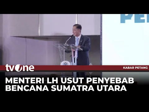 Menteri LH akan Usut Asal Kayu Gelondongan yang Terseret Banjir