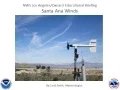 What causes Santa Ana Winds