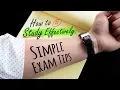 HOW TO STUDY EFFECTIVELY SIMPLE EXAM TIPS Doctor Mike