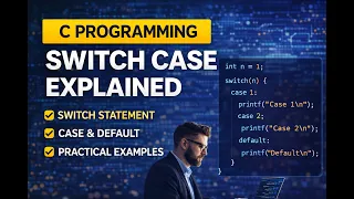 Switch Case in C Language Switch Statement Explained with Example C Programming Tutorial