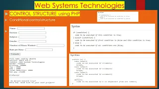 Lesson 4 Conditional Statements using PHP