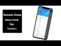 Xamarin Forms MasterDetail Navigation Page Customizable Tutorial 4