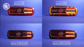 Video: LED Trailerlamp Black rechts 12-24v 7-PIN's AMP