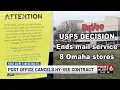 Post office cancels Hy-Vee contract