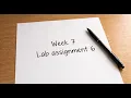Lab assignment week 7 lab assignment 6 week 7 Mad1 IITM