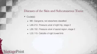 ICD-10-CM BootCamp Diseases of the Skin and Subcutaneous Tissue