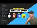 Animated Scrolling effect with HTML CSS and JAVASCRIPT