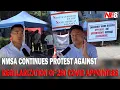 Download Lagu NMSA zet protest voort tegen de regularisatie van 280 COVID-medewerkers