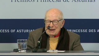 Rueda de prensa de Peter Brook