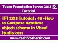TFS 2013 Tutorial 46 - How to Compare database objects schema in Visual Studio 2013