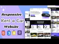 Rent a Car Website Design HTML CSS JS Bootstrap