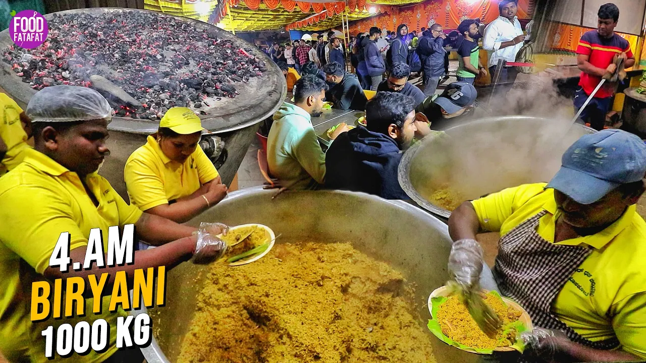 4am Biriyani in Bangalore, Early Morning Heavy Crowd Hoskote Anand Biriyani Ft. @dineshperspective