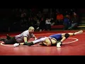 Ridgway s Tyler Merritt pins St Marys Area s Isaac Marche