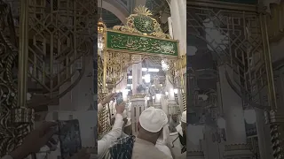 مباشر الان من داخل الروضه الشريفه بالمدينة المنورة 