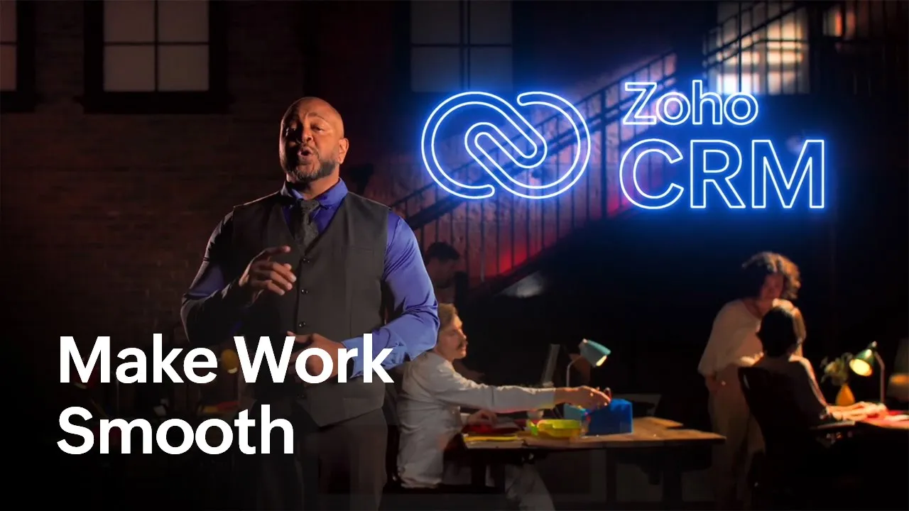 Zoho CRM — Zoho CRM — Make Work Smooth (YouTube video ad)