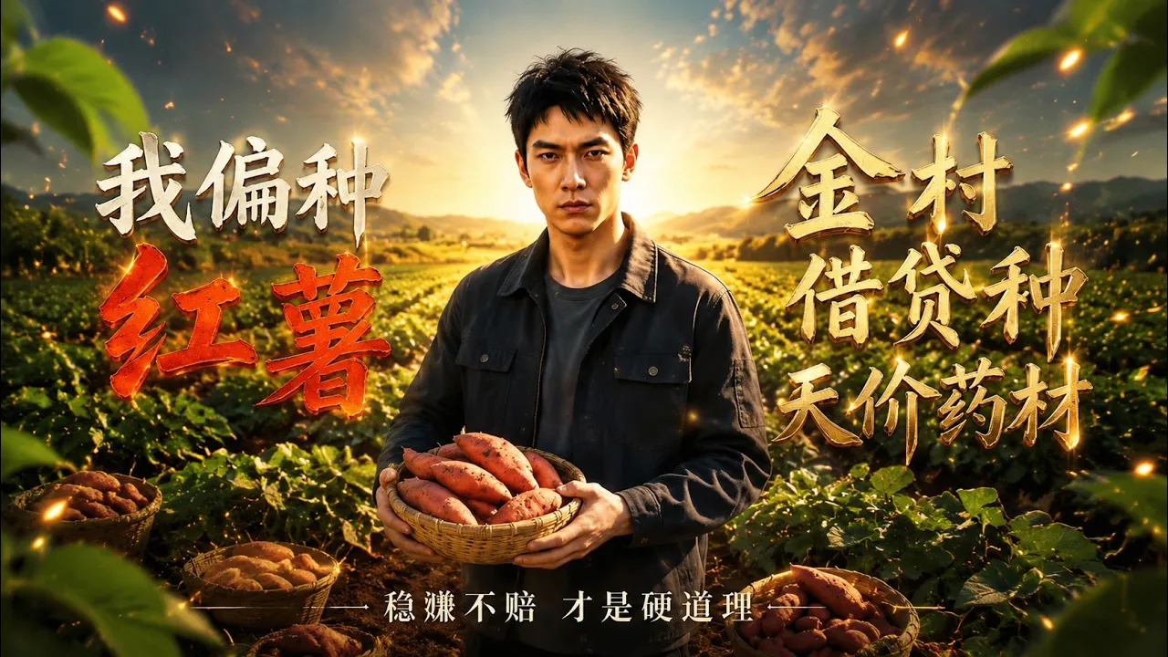 全村借贷种高价药材,我偏种红薯