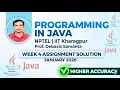 NPTEL Programming in Java Week 4 Assignment Solution Jan 2026 Higher Accuracy Explanation