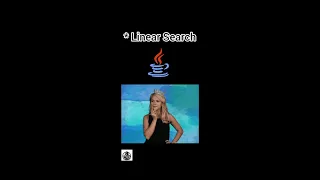 Linear Search Code in java