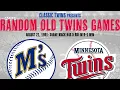 Random Games Minnesota Twins vs Seattle Mariners 1991
